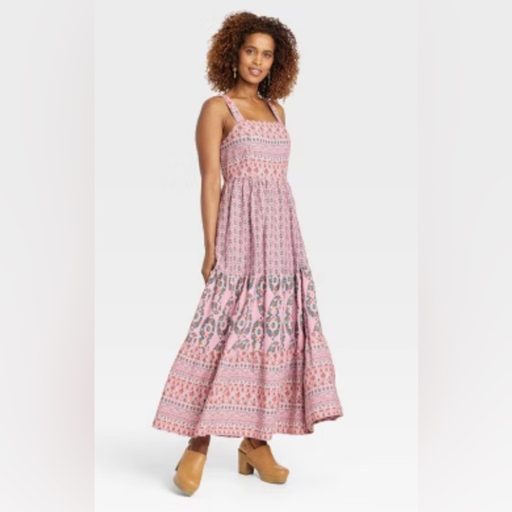 Knox Rose Pink Print Maxi